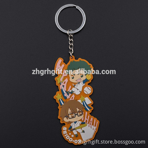 Chinese Manufacturer Promotion Custom Rubber Keyring
